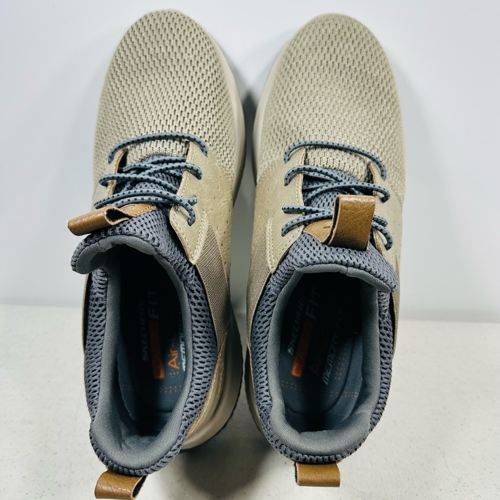 Skechers Delson-Camden Sneaker Men's Size 8.5 Taupe - Picture 5 of 7